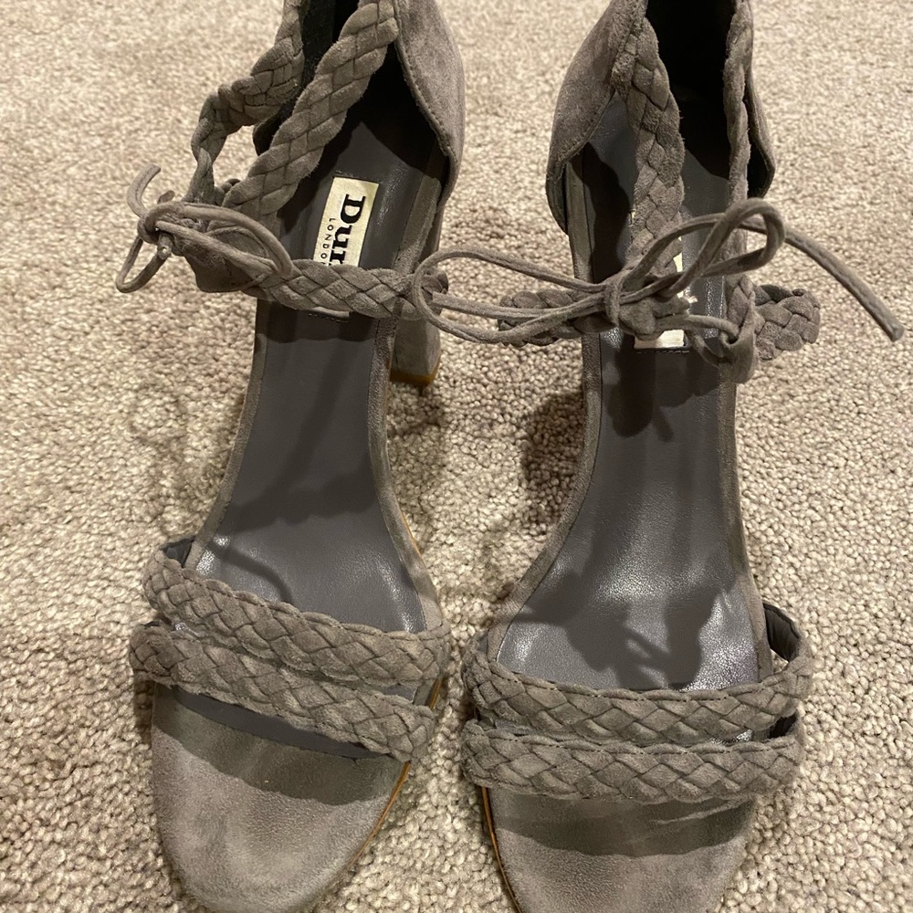 Size 40 Grey heels